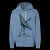 Unisex Garment-Dyed Lightweight Fleece Hooded Sweatshirt Thumbnail