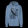 Unisex Garment-Dyed Lightweight Fleece Hooded Sweatshirt Thumbnail