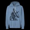Unisex Garment-Dyed Lightweight Fleece Hooded Sweatshirt Thumbnail