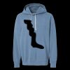 Unisex Garment-Dyed Lightweight Fleece Hooded Sweatshirt Thumbnail