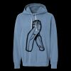 Unisex Garment-Dyed Lightweight Fleece Hooded Sweatshirt Thumbnail