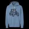 Unisex Garment-Dyed Lightweight Fleece Hooded Sweatshirt Thumbnail
