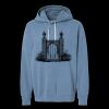 Unisex Garment-Dyed Lightweight Fleece Hooded Sweatshirt Thumbnail