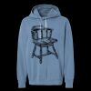 Unisex Garment-Dyed Lightweight Fleece Hooded Sweatshirt Thumbnail