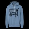 Unisex Garment-Dyed Lightweight Fleece Hooded Sweatshirt Thumbnail