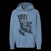 Unisex Garment-Dyed Lightweight Fleece Hooded Sweatshirt Thumbnail