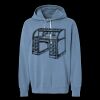 Unisex Garment-Dyed Lightweight Fleece Hooded Sweatshirt Thumbnail