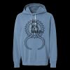 Unisex Garment-Dyed Lightweight Fleece Hooded Sweatshirt Thumbnail