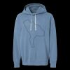 Unisex Garment-Dyed Lightweight Fleece Hooded Sweatshirt Thumbnail