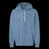 Unisex Garment-Dyed Lightweight Fleece Hooded Sweatshirt Thumbnail