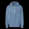Unisex Garment-Dyed Lightweight Fleece Hooded Sweatshirt Thumbnail