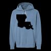 Unisex Garment-Dyed Lightweight Fleece Hooded Sweatshirt Thumbnail