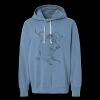 Unisex Garment-Dyed Lightweight Fleece Hooded Sweatshirt Thumbnail