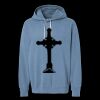 Unisex Garment-Dyed Lightweight Fleece Hooded Sweatshirt Thumbnail