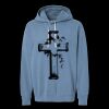 Unisex Garment-Dyed Lightweight Fleece Hooded Sweatshirt Thumbnail