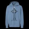 Unisex Garment-Dyed Lightweight Fleece Hooded Sweatshirt Thumbnail