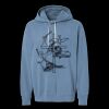 Unisex Garment-Dyed Lightweight Fleece Hooded Sweatshirt Thumbnail