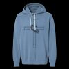 Unisex Garment-Dyed Lightweight Fleece Hooded Sweatshirt Thumbnail