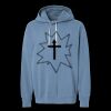 Unisex Garment-Dyed Lightweight Fleece Hooded Sweatshirt Thumbnail