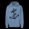 Unisex Garment-Dyed Lightweight Fleece Hooded Sweatshirt Thumbnail