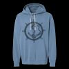 Unisex Garment-Dyed Lightweight Fleece Hooded Sweatshirt Thumbnail