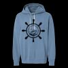 Unisex Garment-Dyed Lightweight Fleece Hooded Sweatshirt Thumbnail