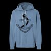 Unisex Garment-Dyed Lightweight Fleece Hooded Sweatshirt Thumbnail