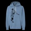 Unisex Garment-Dyed Lightweight Fleece Hooded Sweatshirt Thumbnail