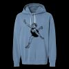 Unisex Garment-Dyed Lightweight Fleece Hooded Sweatshirt Thumbnail