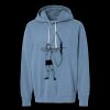 Unisex Garment-Dyed Lightweight Fleece Hooded Sweatshirt Thumbnail