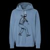 Unisex Garment-Dyed Lightweight Fleece Hooded Sweatshirt Thumbnail