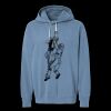 Unisex Garment-Dyed Lightweight Fleece Hooded Sweatshirt Thumbnail