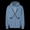 Unisex Garment-Dyed Lightweight Fleece Hooded Sweatshirt Thumbnail