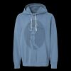 Unisex Garment-Dyed Lightweight Fleece Hooded Sweatshirt Thumbnail