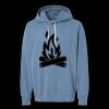 Unisex Garment-Dyed Lightweight Fleece Hooded Sweatshirt Thumbnail