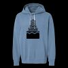 Unisex Garment-Dyed Lightweight Fleece Hooded Sweatshirt Thumbnail