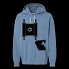 Unisex Garment-Dyed Lightweight Fleece Hooded Sweatshirt Thumbnail
