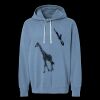 Unisex Garment-Dyed Lightweight Fleece Hooded Sweatshirt Thumbnail