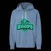 Unisex Garment-Dyed Lightweight Fleece Hooded Sweatshirt Thumbnail