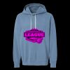 Unisex Garment-Dyed Lightweight Fleece Hooded Sweatshirt Thumbnail