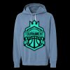 Unisex Garment-Dyed Lightweight Fleece Hooded Sweatshirt Thumbnail