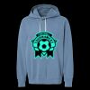 Unisex Garment-Dyed Lightweight Fleece Hooded Sweatshirt Thumbnail