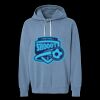 Unisex Garment-Dyed Lightweight Fleece Hooded Sweatshirt Thumbnail