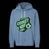 Unisex Garment-Dyed Lightweight Fleece Hooded Sweatshirt Thumbnail