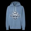 Unisex Garment-Dyed Lightweight Fleece Hooded Sweatshirt Thumbnail