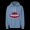 Unisex Garment-Dyed Lightweight Fleece Hooded Sweatshirt Thumbnail