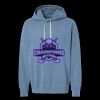 Unisex Garment-Dyed Lightweight Fleece Hooded Sweatshirt Thumbnail
