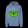 Unisex Garment-Dyed Lightweight Fleece Hooded Sweatshirt Thumbnail