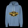 Unisex Garment-Dyed Lightweight Fleece Hooded Sweatshirt Thumbnail