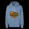 Unisex Garment-Dyed Lightweight Fleece Hooded Sweatshirt Thumbnail